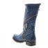 Фото #11 товара A.S.98 Siggs 259373-102 Womens Blue Leather Zipper Mid Calf Boots