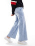 Фото #4 товара Pimkie wide leg jeans in blue wash