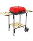 Фото #2 товара Outsunny 24" Portable Charcoal Grill with Wheels and Storage for Outdoor Gatherings