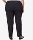 ფოტო #2 პროდუქტის Plus Size World Traveler Slim Fit Pinstripe Short Length Pants