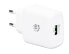 Фото #4 товара Manhattan Wall/Power Mobile Device Charger (Euro 2-pin) - USB-A Port - Output: 1x 18W (Qualcomm Quick Charge) - White - Phone Charger - Three Year Warranty - Box - Indoor - AC - 12 V - White