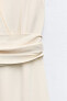 Фото #9 товара Платье-комбинация с деталями из полупрозрачной ткани ZARA