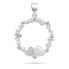 Фото #1 товара Romantic pendant with hearts made of silver PT22W