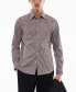 ფოტო #1 პროდუქტის Men's Micro-Stretch Fabric Shirt