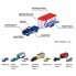 MAJORETTE Trailer With 2 Vehicles 4 Assorted