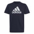 Child's Short Sleeve T-Shirt Adidas Black