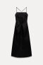 Фото #18 товара Платье миди из 100% льна — zw collection ZARA