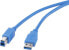 Фото #1 товара Renkforce RF-4260498 - 0.5 m - USB A - USB B - USB 3.2 Gen 1 (3.1 Gen 1) - 5000 Mbit/s - Blue