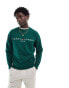 Фото #3 товара Tommy Hilfiger Regular Fit Sweatshirt in Green Blue