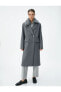 Фото #27 товара Пальто Koton Long Coat with Removable Faux Fur Trim