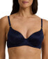 Бюстгальтер Ralph Lauren коллекция комфорт Repeat-Logo T-shirt Bra, 4L0016 Синий, 36B - фото #6