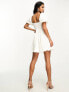 Фото #4 товара Forever New Petite twist mini dress in ivory