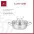 Фото #2 товара Gerlach pot with lid SIMPLE-24cm, 2L, stainless steel, silver, 24 cm