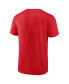 Фото #2 товара Men's Red Philadelphia Phillies 2023 Postseason Locker Room T-shirt