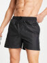 Calvin Klein core logo swim shorts in black