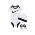 Фото #1 товара [MN0072-001] Baby Nike Bodysuit, Hat and Booties 3-PC Box Set