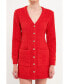 ფოტო #1 პროდუქტის Women's Textured Button Down Dress