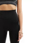 ASOS 4505 high waist gym leggings in black high shine