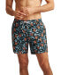 Фото #4 товара Men's Riviera UPF 50+ Printed 7" Swim Trunks