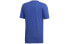 Фото #2 товара adidas 字母Logo印花运动短袖T恤 男款 蓝色 / Футболка Adidas LogoT DV3052