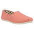 TOMS Alpargata Slip On Womens Pink Flats Casual 10017742T