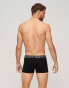 Superdry Cotton trunk triple pack in black