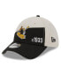 Фото #1 товара Men's Cream, Black Pittsburgh Steelers 2023 Sideline Historic 39THIRTY Flex Hat