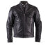 HELSTONS Trust Plain leather jacket