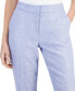 Фото #4 товара Women's Slim-Fit Side-Pocket Woven Ankle Pants