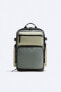 Фото #5 товара Прорезиненный рюкзак с карманами ZARA