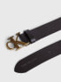 Фото #5 товара Calvin Klein Jeans Leather Logo Belt in Bitter Brown