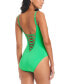 ფოტო #3 პროდუქტის Women's Core-Lace-Down Mio One-Piece Swimsuit