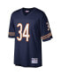 Фото #3 товара Men's Walter Payton Navy Chicago Bears Big and Tall 1985 Retired Player Replica Jersey