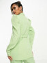 Y.A.S tailored puff sleeve belted blazer co-ord in mint green