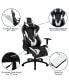 Gaming Desk Set - Cup/Headset Holder/Reclining & Footrest