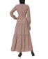 Фото #2 товара Women's Lace-Trim Tiered Maxi Dress