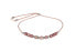 Cord bracelet with rhodonite HE27R3S-LP