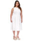 Фото #3 товара Plus Size Smocked Midi Dress