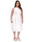 Plus Size Smocked Midi Dress