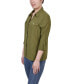 ფოტო #3 პროდუქტის Women's 3/4 Sleeve Windowpane Blouse