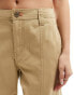 Фото #4 товара River Island cuffed cargo trouser in beige