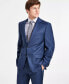 $450. Calvin Klein Men's Slim Fit Wool Blend Stretch Suit Jacket Blue Neat 40 R - фото #1