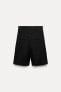 Zw collection pinstripe bermuda shorts