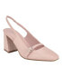 ფოტო #11 პროდუქტის Women's Ellisa Square Toe Block Heel Slingback Pumps