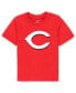 ფოტო #1 პროდუქტის Toddler Boys and Girls Red Cincinnati Reds Team Crew Primary Logo T-shirt