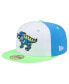 Фото #1 товара Men's White Myrtle Beach Pelicans Theme Night Pelisaurus Rex 59FIFTY Fitted Hat