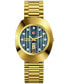 ფოტო #1 პროდუქტის Men's Swiss Automatic Original Gold-Tone Stainless Steel Bracelet Watch 35mm