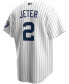 Фото #3 товара Men's New York Yankees 2020 Hall of Fame Induction Home Replica Player Name Jersey - Derek Jeter