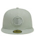 ფოტო #4 პროდუქტის Men's Light Green Detroit Pistons Sage Color Pack 59FIFTY Fitted Hat