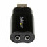 Фото #3 товара Внешняя звуковая карта USB Startech ICUSBAUDIOB Чёрный